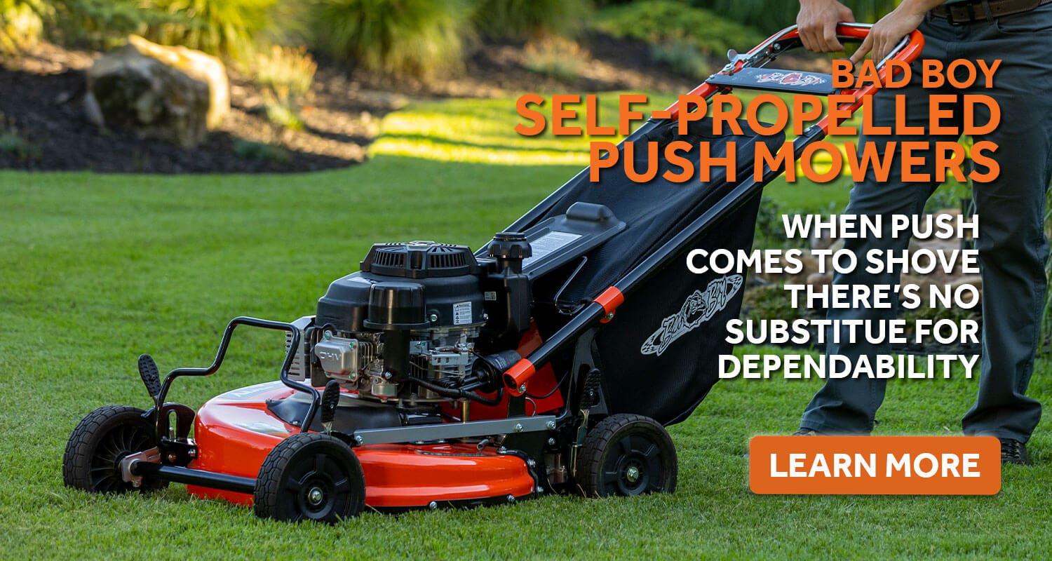 Bad Boy Self-Propelled Commercial-Grade Push Mowers